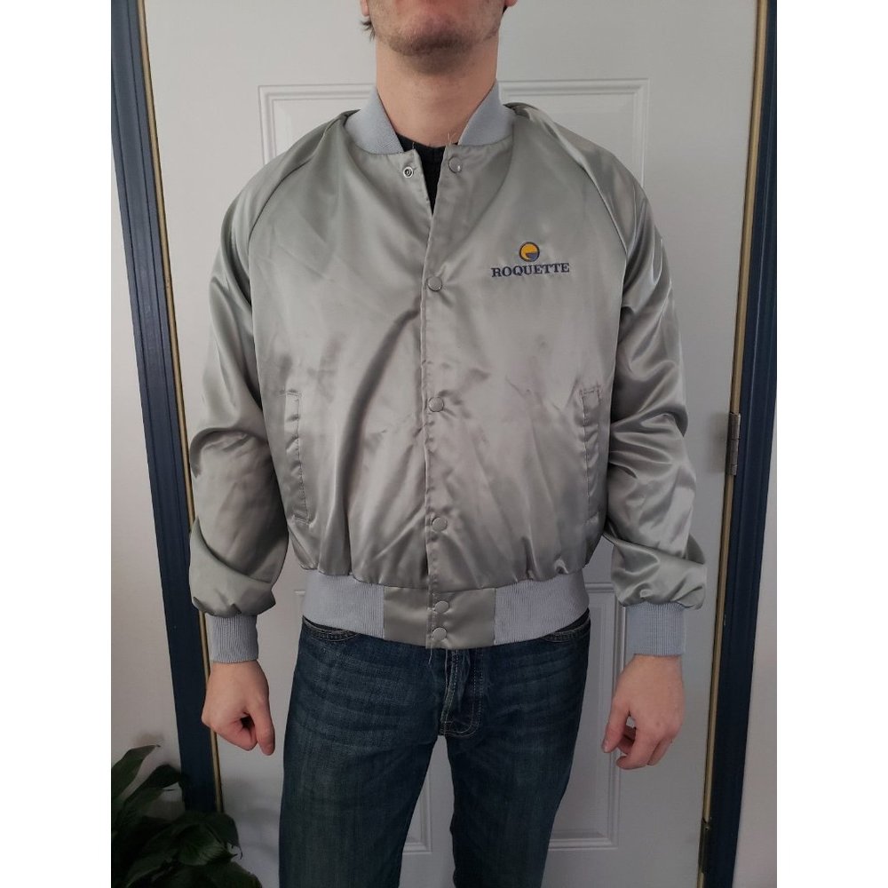 Silver‎ Satin Jacket